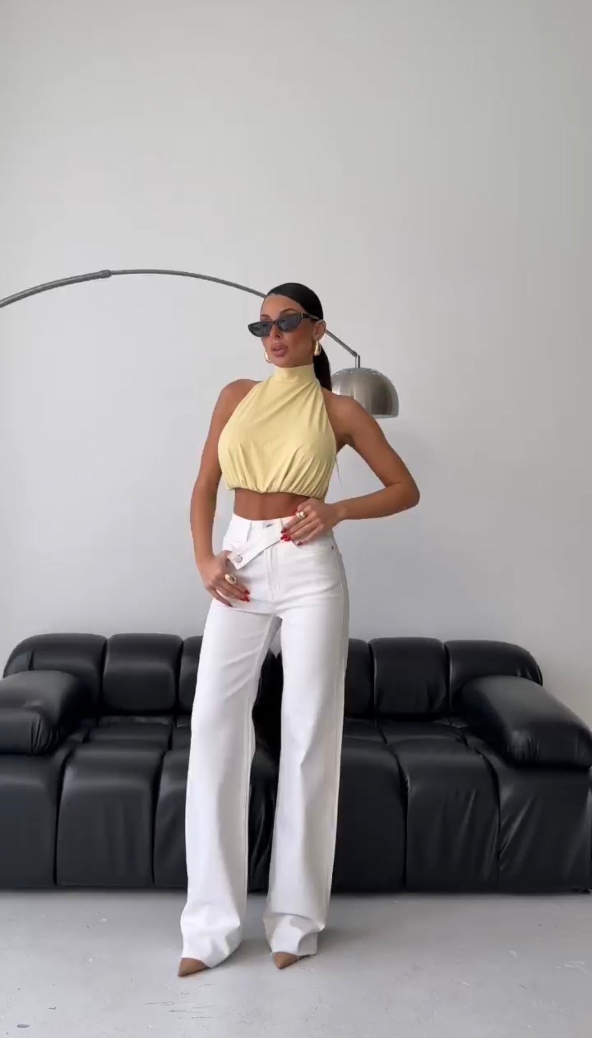 Pantalón Clifton jeans blanco