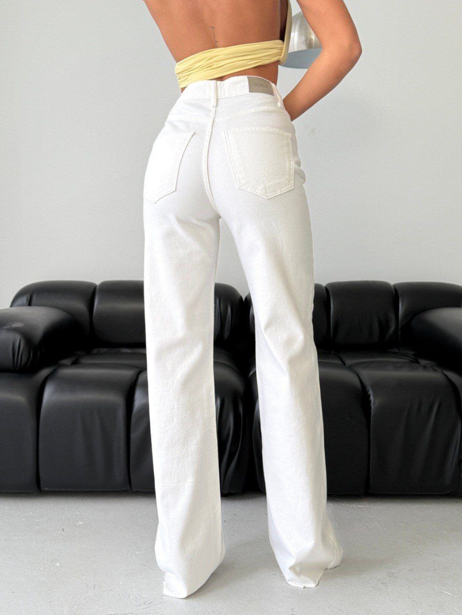 Pantalón Clifton jeans blanco