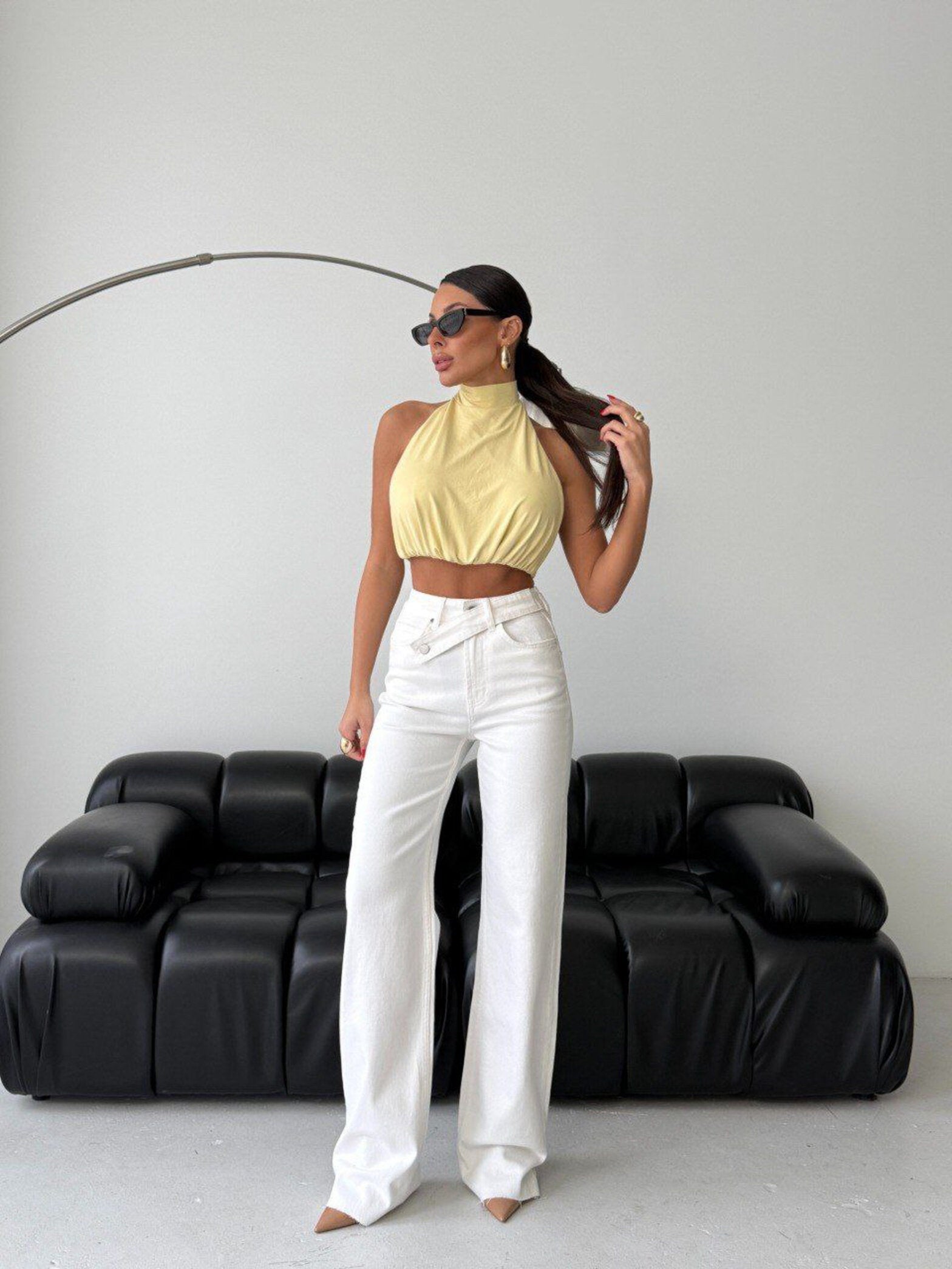 Pantalón Clifton jeans blanco