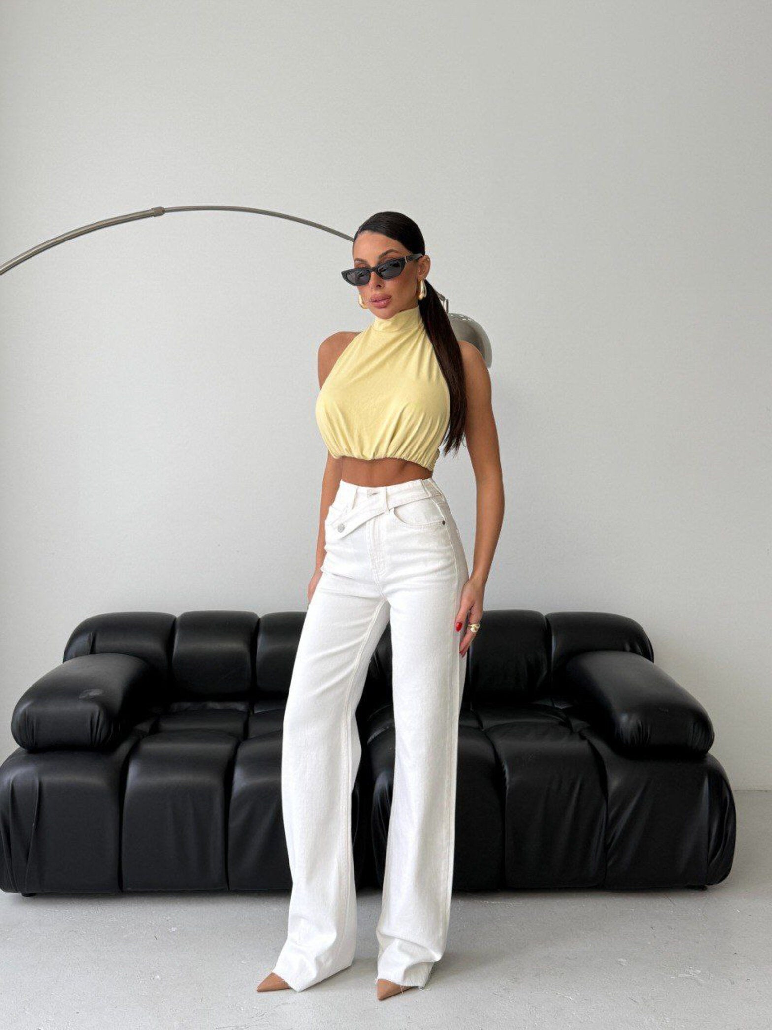 Pantalón Clifton jeans blanco